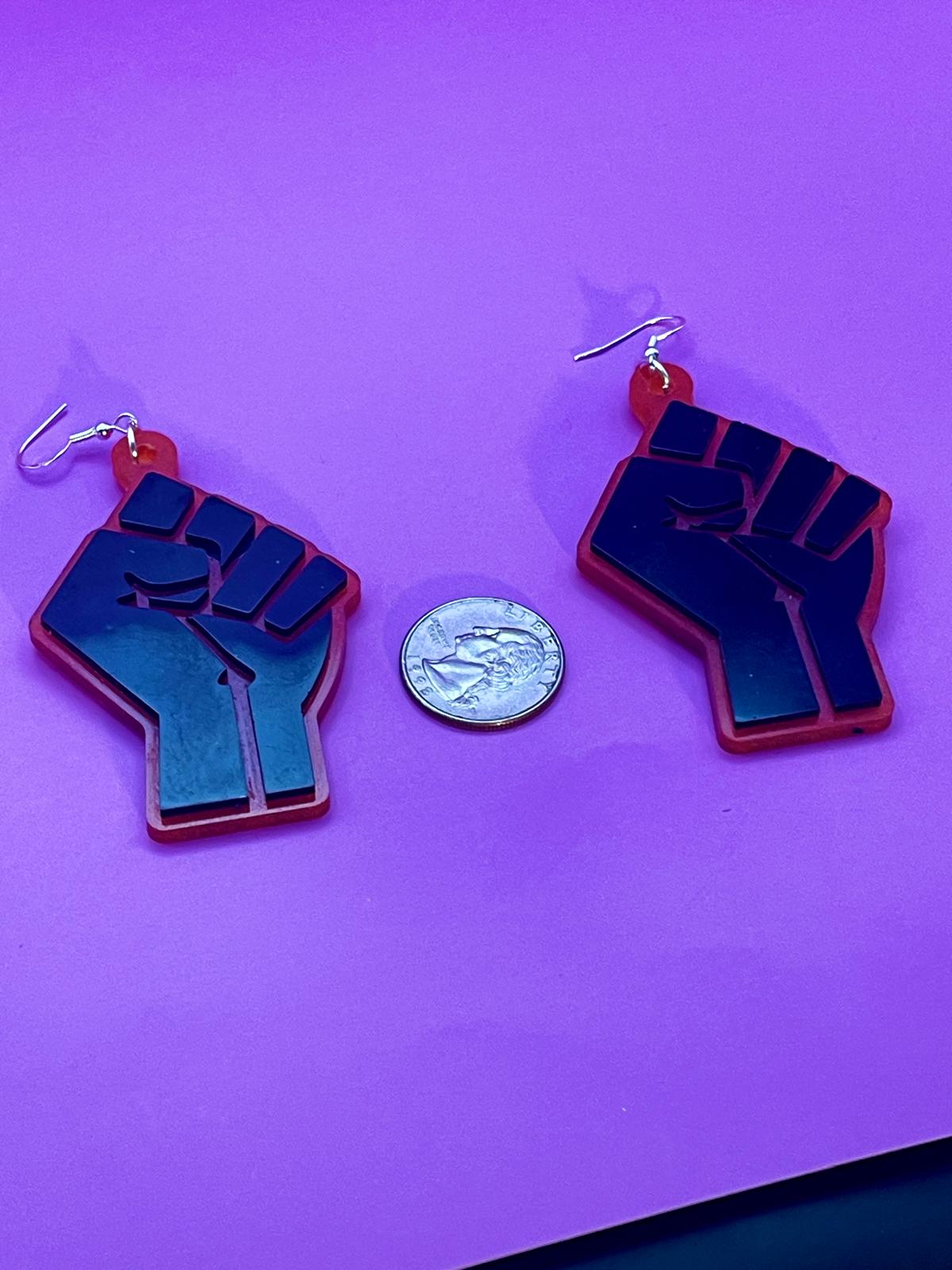 Power Fist Earrings